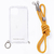 PHONECKLACE iPhone 12/12 Pro用ロープショルダーストラップ付きクリアケース マスタード PC20436I12P-イメージ1