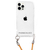 PHONECKLACE iPhone 12/12 Pro用ロープショルダーストラップ付きクリアケース マスタード PC20436I12P-イメージ16