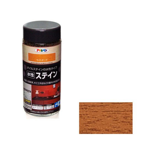 アサヒペン 水性ステイン 300ml ライトオーク FC195PP-イメージ1