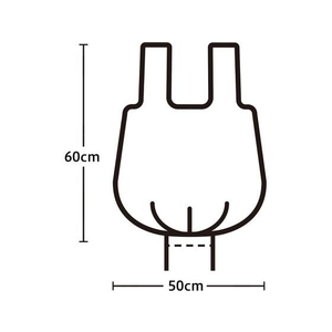 ケミカルジャパン 次が使いやすい手さげ徳 20L 20枚×4本 FC346RK-HDRT-20L-4-イメージ2