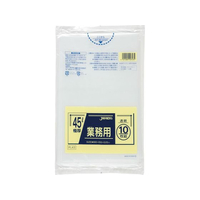ジャパックス 業務用ポリ袋 45L 極厚 透明 10枚 FCE924R-PL43