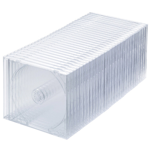 サンワサプライ Blu-ray・DVD・CDケース(30枚セット) クリア FCD-PN30CLN サンワサプライ Blu-ray・DVD・CDケース(30枚セット) クリア FCD-PN30CLN