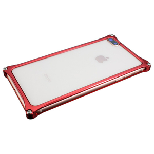 ギルドデザイン iPhone 8Plus/7Plus用アルミ製バンパーケース レッド GI-412R-イメージ1