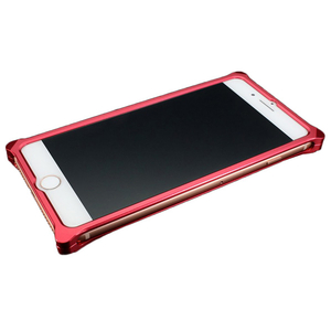 ギルドデザイン iPhone 8Plus/7Plus用アルミ製バンパーケース レッド GI-412R-イメージ2