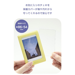 エレコム instax(チェキ)mini film用 マグネットフォトフレーム イエロー IC-PCMGYL-イメージ7