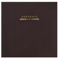 ハクバ スクウェア台紙 2L(カビネ)サイズ 2面(角×2枚) No.2020 ブラウン M2020-2L-2BR