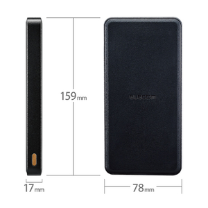 エレコム リン酸鉄モバイルバッテリー(12000mAh/PD20W/C×1+A×1) ブラック DE-C39-12000BK-イメージ8
