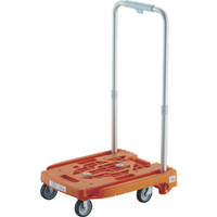 トラスコ 樹脂台車　カルティオミニ　ｗｅｅｇｏ　オレンジ WP-2G-OR