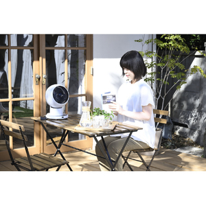 YAMAZEN DCモーター搭載リモコン付サーキュレーター e angle select ホワイト EPDC-15E5-W-イメージ6