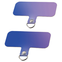 エレコム ストラップホールシート/2枚入/1口タイプ オーロラ P-STHD1ACR