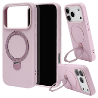 ラスタバナナ iPhone17 Pro用ZEROSAFE PU 回転スタンド 磁力充電対応 パープル 9013IP5BZSPU