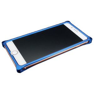 ギルドデザイン iPhone 8Plus/7Plus用アルミ製バンパーケース ブルー GI-412BL-イメージ2
