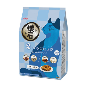 ペットライン 懐石 2つのごほうび かつお節添えペア(650g) ｶｲｾｷ2ｺﾞﾎｳﾋﾞｶﾂｵﾌﾞｼｿﾞｴ650G-イメージ1