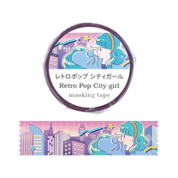 アーテック マスキングテープ レトロポップ シティガール FCE549U-74657