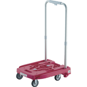 トラスコ 樹脂台車　カルティオミニ　ｗｅｅｇｏ　ピンク WP-2G-P-イメージ1