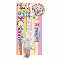 ドギーマンハヤシ にゃんデント コットンでハミガキ スティック ﾆﾔﾝﾃﾞﾝﾄｺﾂﾄﾝﾃﾞﾊﾐｶﾞｷｽﾃｲﾂｸ