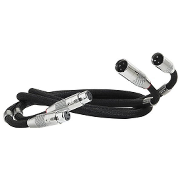 フルテック ハイエンド・グレード ラインケーブル 1．2m(ペア) LINEFLUX-NCF-XLR NCF アルファ 導体 CF ボディ部は特殊な 反共振減衰素材を使用したナイロン/グラスファイバー 単芯α シールド