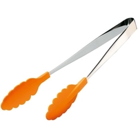 田辺金具 18-0 抗菌耐熱カラートング (大) 300mm オレンジ オレンジ FCL4255-024112003