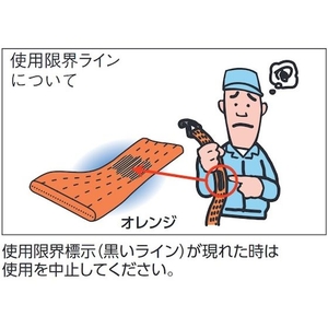 トラスコ中山 TRUSCO ベルト荷締機 50mm幅 800kg Eクリップ 0.851-Eクリップタイプ FC315HK-2278111-イメージ3