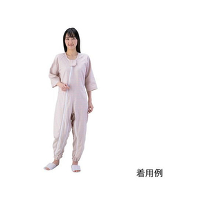 松本ナース産業 つなぎねまき ビエラ ピンク L FCF860C-7-9340-03-イメージ1
