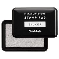 シヤチハタ メタリックカラー スタンプパッド シルバー FC235RL-HPM-2-S