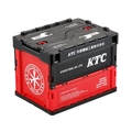 KTC KTC折り畳みコンテナ 20L ブラック YG-195BK FC050UA-4205624