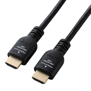 エレコム プレミアムハイスピードHDMI(R)ケーブル(1m) ブラック CAC-HDP10BK2 エレコム プレミアムハイスピードHDMI(R)ケーブル(1m) ブラック CAC-HDP10BK2