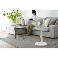 YAMAZEN ELX-SAP030E5-W DCモーター搭載リビング扇風機 e angle