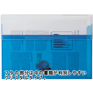 リヒトラブ AQUA DROPs コングレスケース A4 300枚収容 赤 F215569-A-5024-3-イメージ4