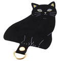 エレコム ストラップホールシート/アニマルタイプ 黒ネコ P-STHD1AMCATB