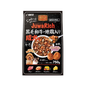 サンライズ じゅわリッチ 黒毛和牛・地鶏入り 750g FCU9306-SJR-012-イメージ1