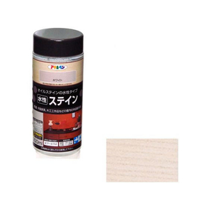 アサヒペン 水性ステイン 300ml ホワイト FC197PP-イメージ1