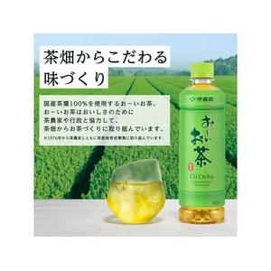 伊藤園 お～いお茶 緑茶 600mL×24本 ラベルレス FCF045U-イメージ3