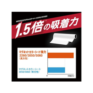 マグエックス マグネットカラーシート強力300×500mm FC906NR-MSCP-08-3050W-イメージ4