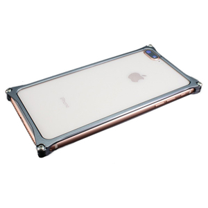 ギルドデザイン iPhone 8Plus/7Plus用アルミ製バンパーケース グレー GI-412GR-イメージ1
