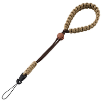 エレコム instax(チェキ)miniシリーズ用 ハンドストラップ/ロープ編み ブラウン IC-STHKNBR