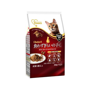 アースペット ファーストチョイス choiceS 食わずぎらいの子に 成猫用1歳以上 350g FCE890K-イメージ1