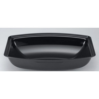 ＣＡＭＢＲＯ Cambro/長角型リブド サラダボール RSB1419CW(110)黒 FC840LC-1236300