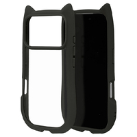 ラスタバナナ iPhone17 Pro用猫耳ケース TPU×PC ブラック 9015IP5BHPBK