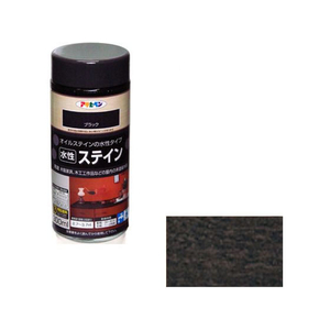 アサヒペン 水性ステイン 300ml ブラック FC198PP-イメージ1