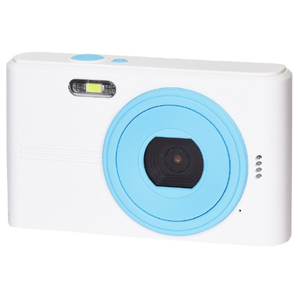 ケーヨー コンパクトデジタルカメラ ホワイト×アクア NT-DC001(WAQ)-イメージ1