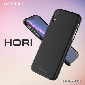 Matchnine iPhone XR用ケース HORI ローズゴールド MN15439I61-イメージ2