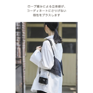 エレコム instax(チェキ)miniシリーズ用 ネックストラップ/ロープ編み ブラック IC-STSDKNBK-イメージ6