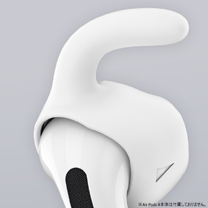KeyBudz AirPods 4用EarBuddyz イヤーフック ホワイト KB27439AP4-イメージ4