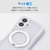 エレコム iPhone 16 Grippy ハイブリッドケース フレームカラー 極限 MAGKEEP スタンド ホワイト PM-A24AGRSTKMWH-イメージ5