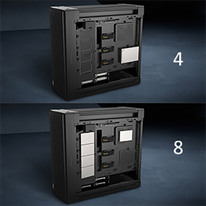 ASUS PCケース ProArt ブラック PROART/PA602/WOOD/BK/TG-イメージ9