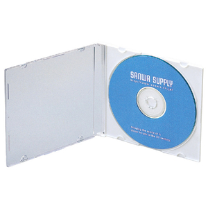 サンワサプライ Blu-ray・DVD・CDケース(スリムタイプ・10枚セット) ホワイト FCD-PU10MWN-イメージ2