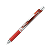 ぺんてる ノック式 エナージェル 1.0mm 赤 F847971-BL80-B