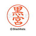 シヤチハタ ネームペン用ネーム シルバー 既製 黒宮 FC46779-X-GPS-1008