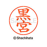 シヤチハタ ネームペン用ネーム シルバー 既製 黒宮 FC46779-X-GPS-1008